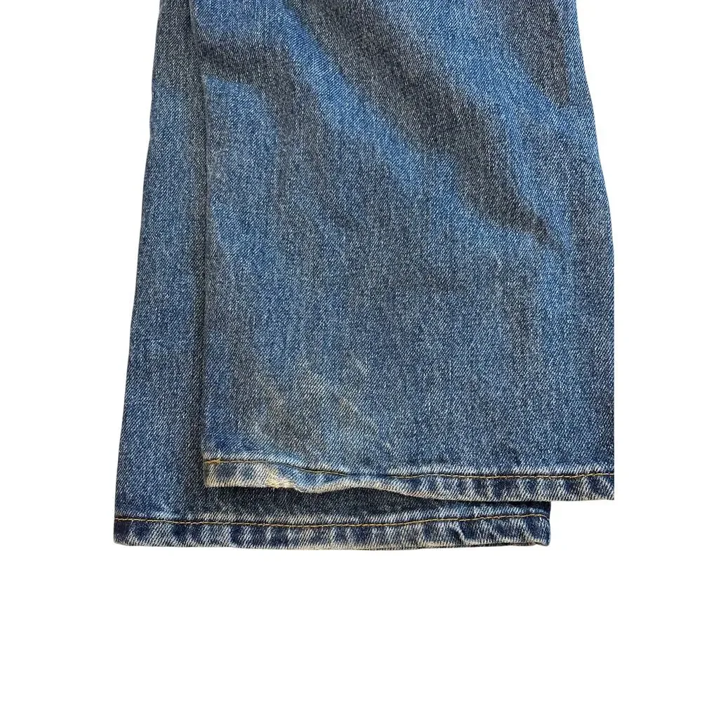 Levis 505 Jeans Mens Sz 40x30 Blue Regular Fit Straight Leg 100% Cotton Classic